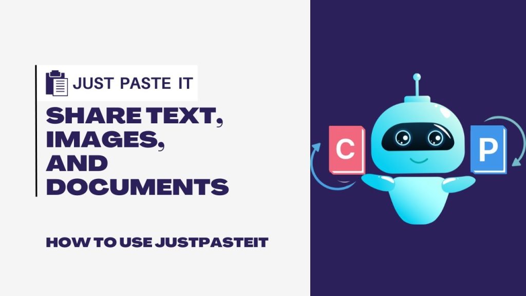 Can I share large documents on JustPasteIT?